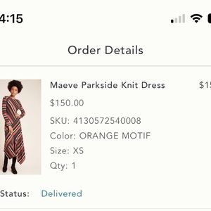 Maeve light sweater dress multi color